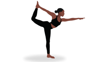 woman doing yoga pose