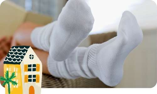 socks at home