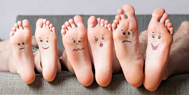smiley feet