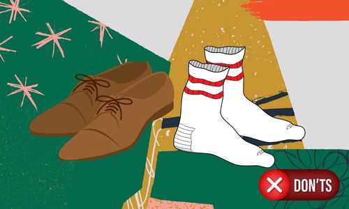 dress shoes with thick socks