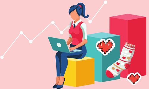 woman using charts