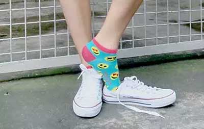 smiley shoes
